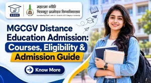 MGCGV Distance Education Admission 2026