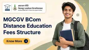MGCGV BCom Distance Education Fees Structure