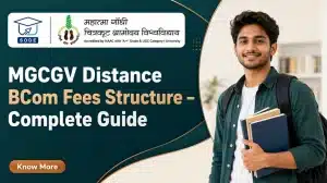 MGCGV Distance BCom Fees Structure